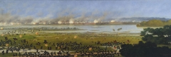 Assault on the 4th column Argentina at the Battle of Curupaity by Candido Lopez