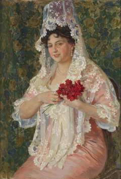 Asunción Castro Crespo, wife of the painter by Enrique Simonet