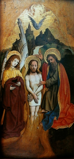 Baptism of Christ by Master of Schloss Lichtenstein