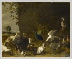 Barnyard Birds by Adriaen van Utrecht