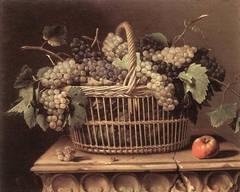 Basket of Grapes by Pierre Dupuis