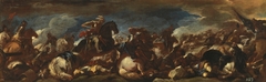 Batalla de San Quintín by Luca Giordano