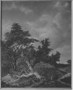 Baumlandschaft mit Bauernhütte by Roelof Jansz van Vries