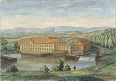 Bentse Brug 1858 by Anders Castus Svarstad