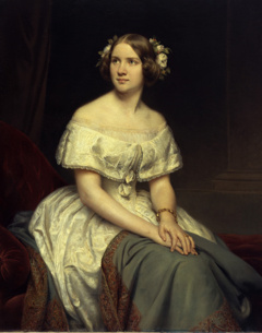 Bildnis der Sängerin Jenny Lind by Eduard Magnus