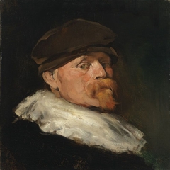 Bildnis eines bärtigen Mannes by Frank Duveneck