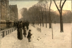 Boston Common at Twilight by Childe Hassam