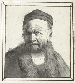 Buste van een man by Moses ter Borch