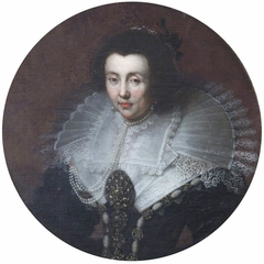 Called Frances Hender, Lady Robartes (d.1626) by Flemish School