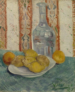 Carafe and Dish with Citrus Fruit by Vincent van Gogh