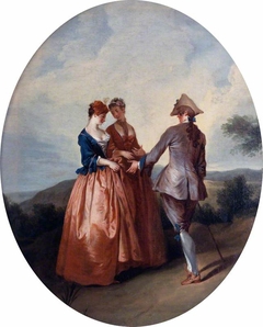 Cavalier and Two Ladies by Nicolas Lancret