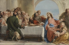 Christ and Mary Magdalen in the house of Simon the Pharisee by Giovanni Domenico Tiepolo