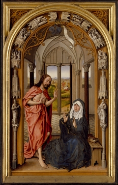 Christ Appearing to His Mother by Juan de Flandes