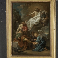 Christ Appearing to St. Ampelius by Pompeo Batoni