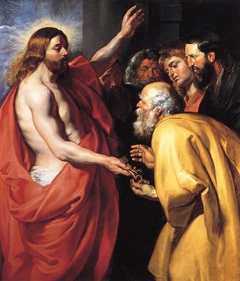 Christ Giving the Keys to St. Peter by Peter Paul Rubens