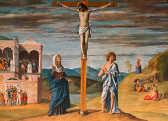 Christ on the Cross with the Virgin and Saint John the Evangelist by Cima da Conegliano