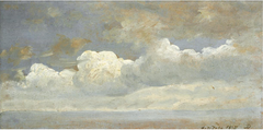 Cloud Study by Johan Christian Dahl