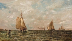 Coming into Harbor, Long Island by Arthur Quartley