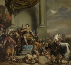 Consul Titus Manlius Torquatus Orders the Beheading of his Son by Ferdinand Bol