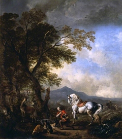 Conversion of St Hubert by Philips Wouwerman