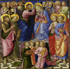 Coronation of the Virgin by Zanobi Machiavelli