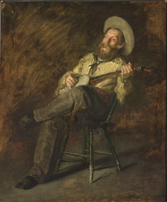 Cowboy Singing by Thomas Eakins