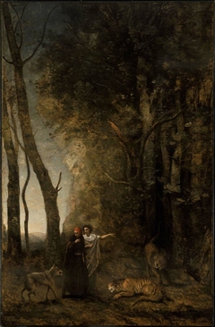 Dante and Virgil by Jean-Baptiste-Camille Corot