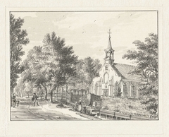 De kerk te Tienhoven by Jan de Beijer