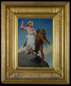 De verzoeking van Christus by Ary Scheffer