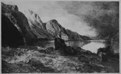 Der Königssee bei Berchtesgaden von Süden gesehen by Albert Zimmermann