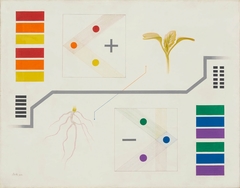 Diagram of Chau Divination (Heaven and Earth) by Noboru Kitawaki