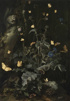 Die große Distel by Otto Marseus van Schrieck