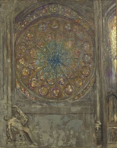 Die Kathedrale by Odilon Redon