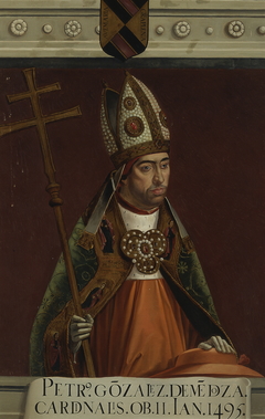 El cardenal Don Pedro González de Mendoza arzobispo de Toledo (copia) by Matías Moreno