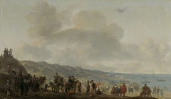 Embarkation of Charles II, King of England, at Scheveningen, 2 June 1660 by Johannes Lingelbach