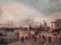 Entrance to the Grand Canal from the Molo, Venice by Canaletto