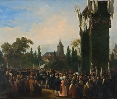 Entry of King Charles X in Colmar on 10 September 1828 by Ferdinand Wachsmuth