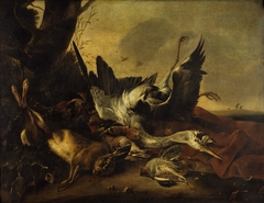 Etalage de gibier mort by Jan Baptist Weenix