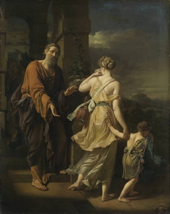 Expulsion of Hagar by Adriaen van der Werff