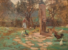 Farmyard Pump by George Edmund Butler