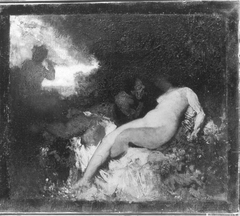 Faun und Nymphe by Albert von Keller