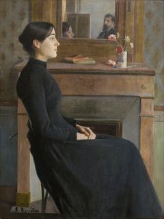 Female Figure by Santiago Rusiñol