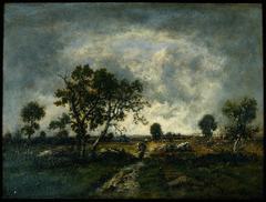 Fields at Barbizon by Narcisse Virgilio Díaz