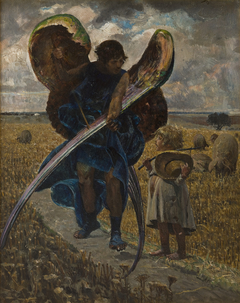 Following the Angel – Triptych (Central Part) by Jacek Malczewski