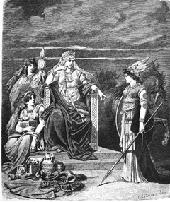 Frigg and her Attendants by Carl Emil Doepler