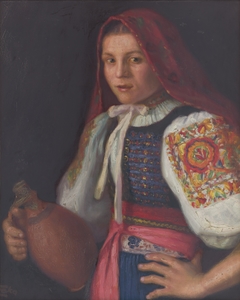 Girl from Trenčín (Girl from Teplá) by Štefan Straka