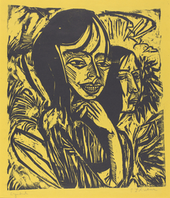 Girls from Fehmarn (Fehmarn Mädchen) by Ernst Ludwig Kirchner