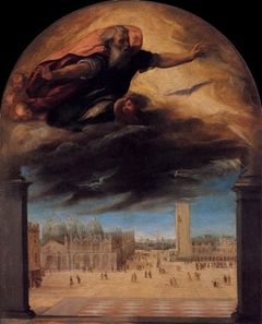 God the Father over the Piazza San Marco by Bonifazio Veronese