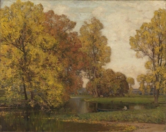 Golden Autumn by Alfred East