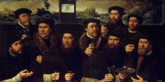 Group Portrait of the Amsterdam Shooting Corporation by Dirck Jacobsz